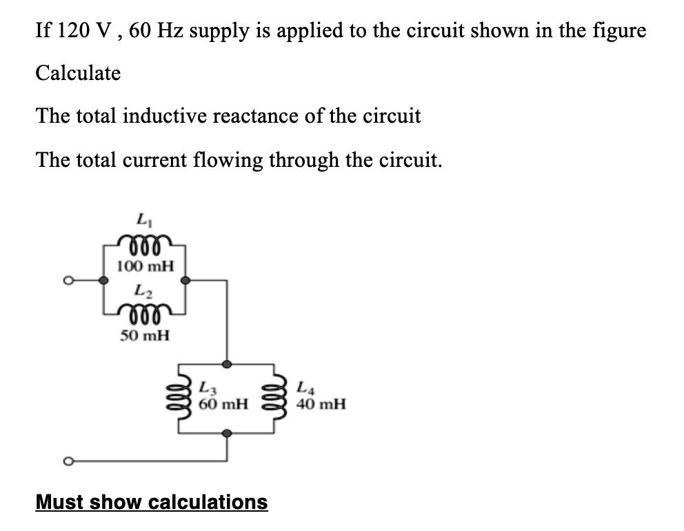 If 120 V, 60 Hz supply is applied to the circuit shown in the figure ...