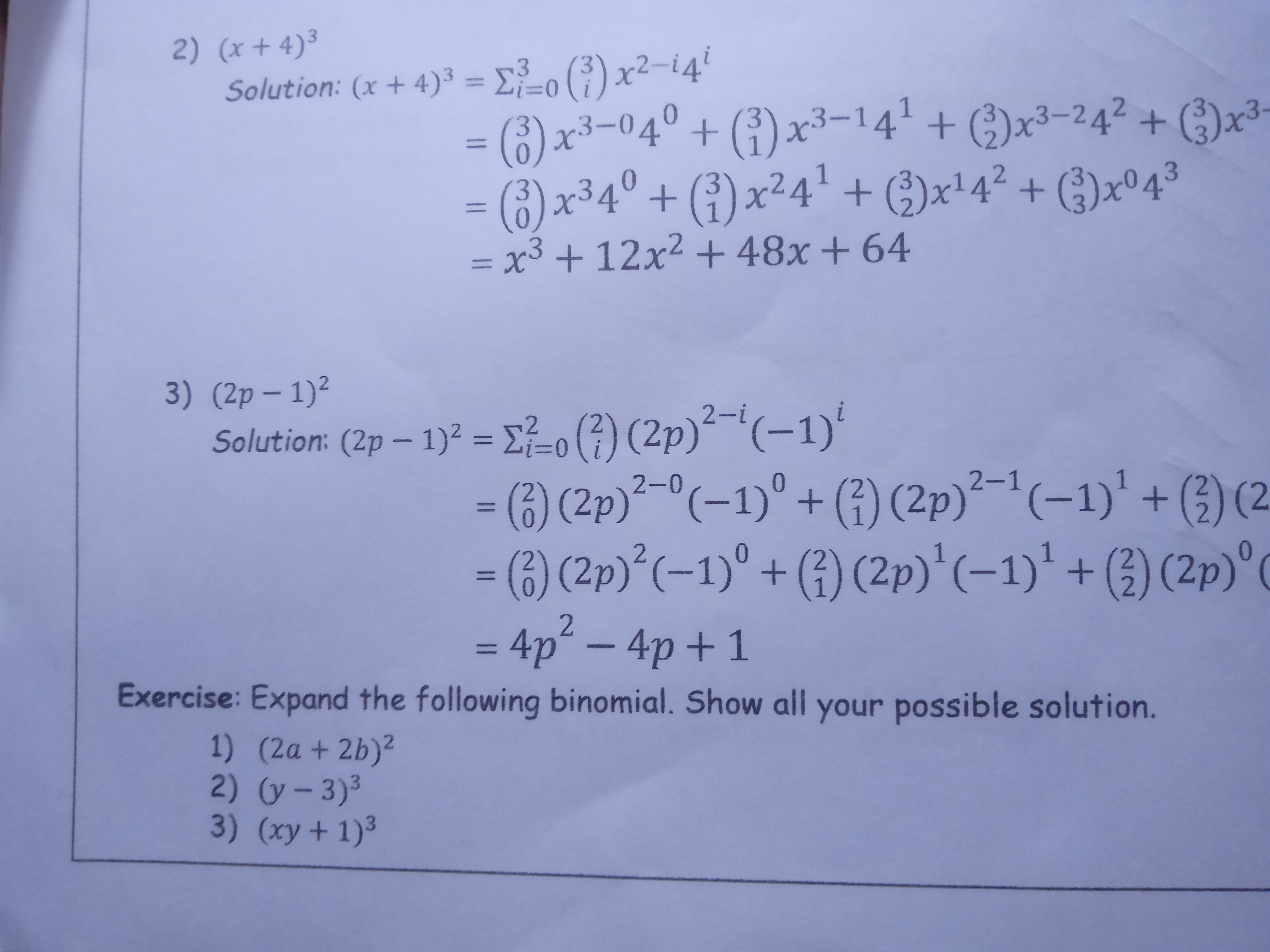 Solved 2 X 4 3 Solution X 4 3 I 0 3 3 I X 2 I 4 I 3 0 X 3 0 4 0 3 1 X 3 1 4 1 3 2 X 3 2 4 2 3 3 X 3 3