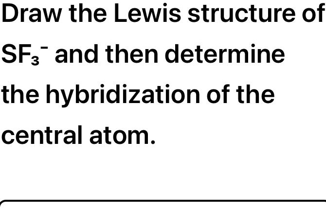 Draw The Sf3 Lewis Structure Like A Pro Easy Tutorial - 66746n4