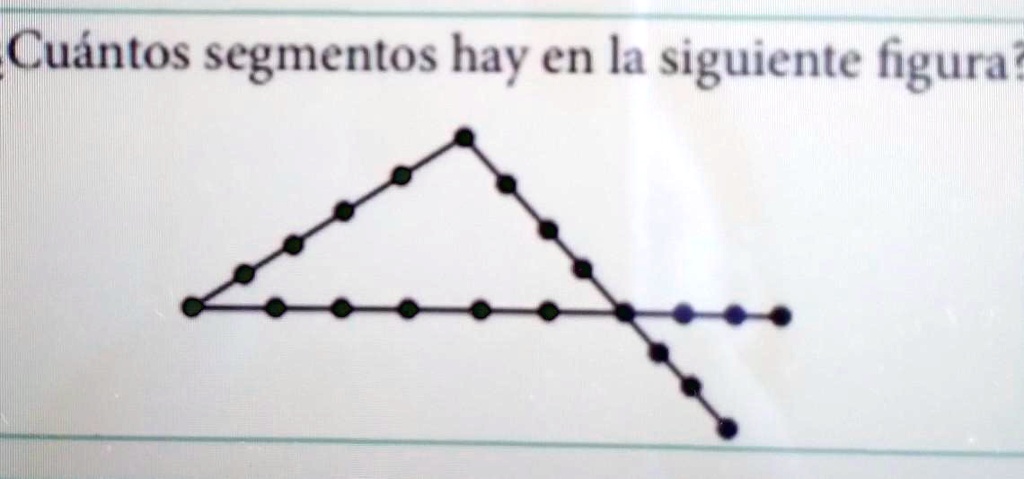 SOLVED: Cuántos segmentos hay en la siguiente figura? Cuántos segmentos
