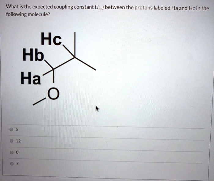 Hc Constant SOLVED: What is the expected coupling constant (Jac) between the ...
