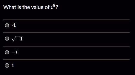 what is the value of i6 1 sqrt 1 i 1 what is the value of i o 1 o v 1 2 1 92158