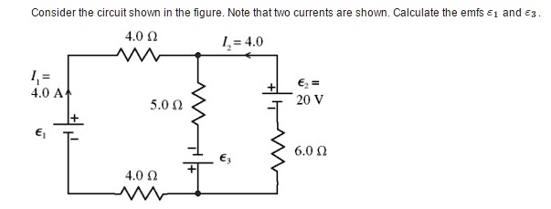 also calculate emf for e2 please show calculations for a better ...