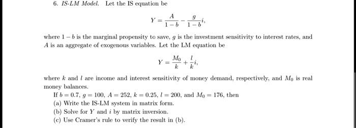 solved-is-lm-model-let-the-is-equation-be-y-c-i-g-where-c-is