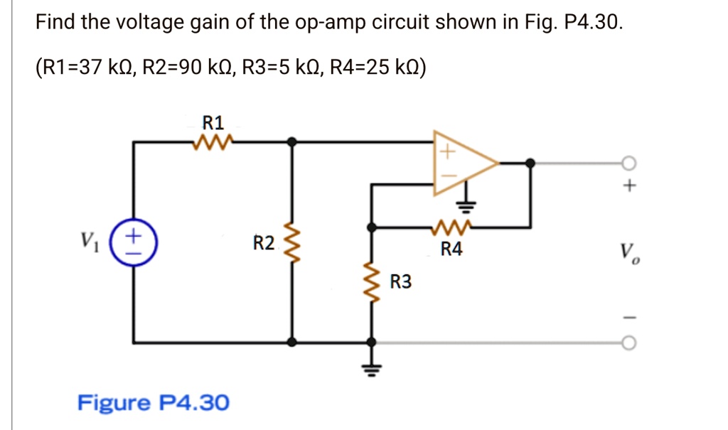 find the voltage gain of the op amp circuit shown in fig p430 r137 k ...
