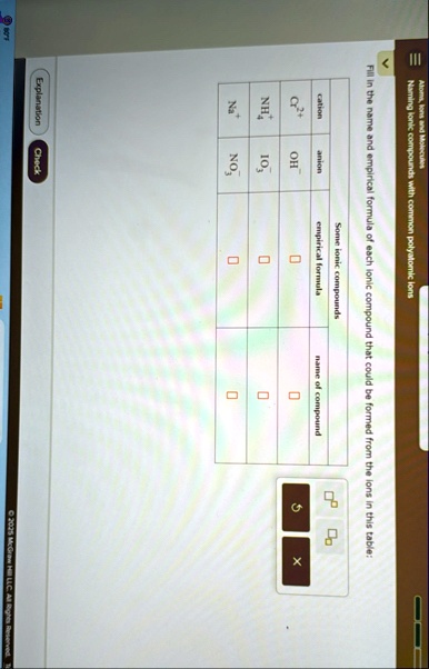 atoms ions and molecules naming ionic compounds with common polyatomic ...