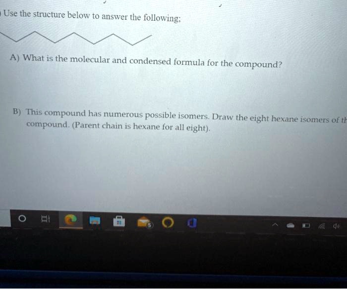 SOLVEDUse the structure below to answer the following What is the