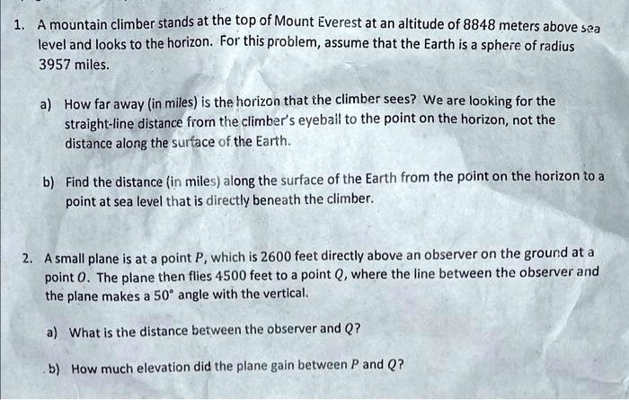 Herhaald belofte Doodskaak SOLVED: please show the steps and know how 3957miles. distance along the  surtace of the Earth b) Find the distance (in milesalong the surface of the  Earth from the point on the