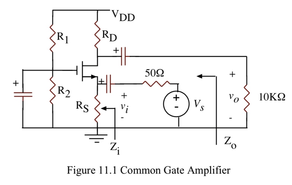 SOLVED Text Refer to figure 11.1. Using the 2N7000 MOSFET, design a