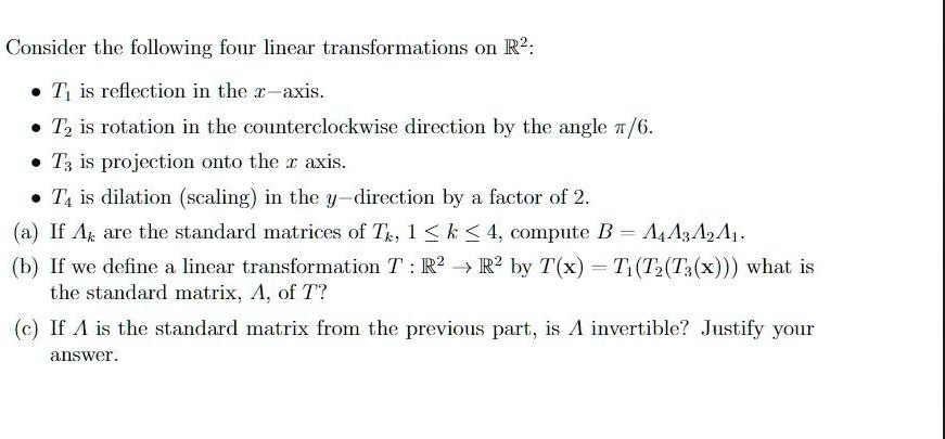 Solved Consider the following. T is the counterclockwise