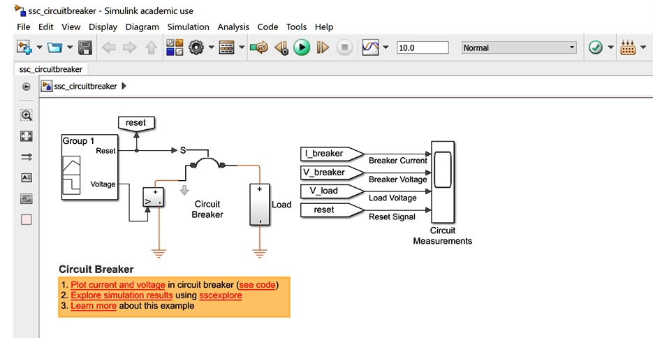 Breaker Simulator Circuit Breaker Operation in a Power Distribution System with a Load ...