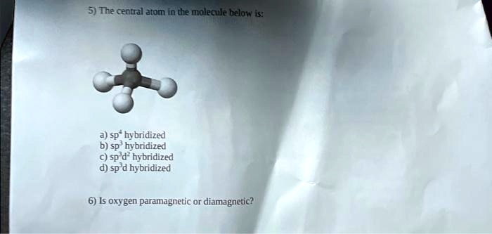 A Molecule That Is Sp3d Hybridized And Has