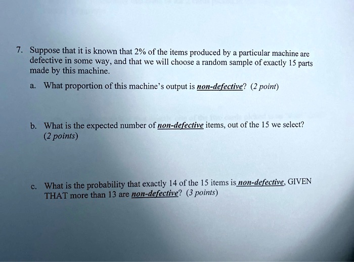 SOLVED Suppose that it is known that 2 of the items produced by