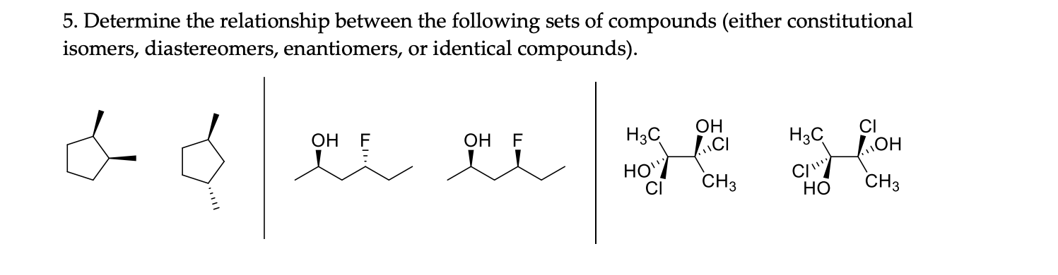 SOLVED: Determine the relationship between the following sets of ...