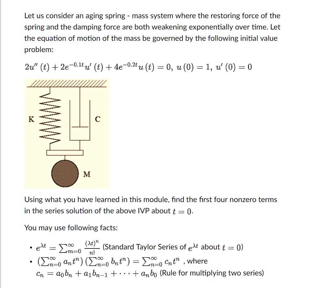 solved-let-us-consider-an-aging-spring-mass-system-where-the-restoring