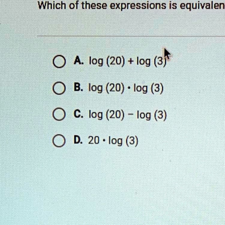 solved-which-of-these-expressions-is-equivalent-to-log-20-3-which