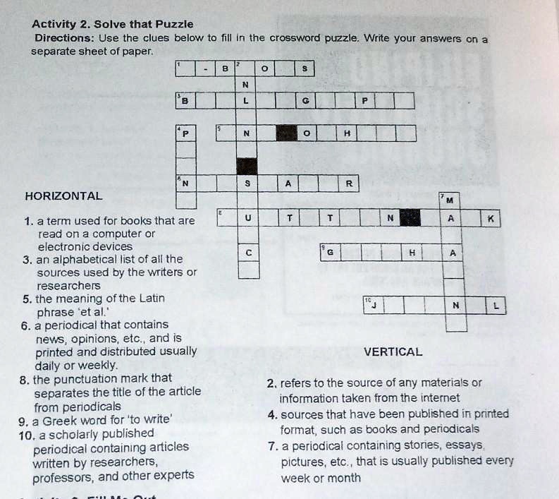 SOLVED: Help po please! - TLE 7 crossword puzzle Directions: Solve the  crossword puzzle. Use the given clues to arrive at the right answer. Across  2. More had deposits than water. (8