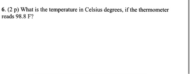 98.8 Fahrenheit To Celsius