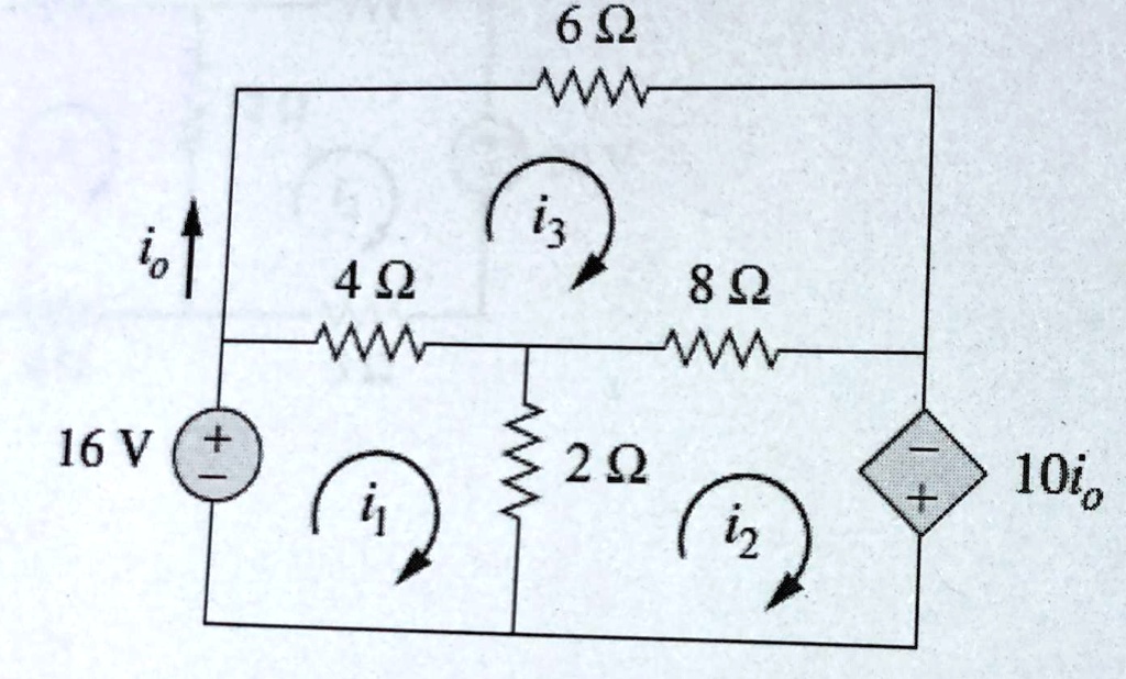 SOLVED: Methods of voltages of nodes and currents of meshes: Using the ...