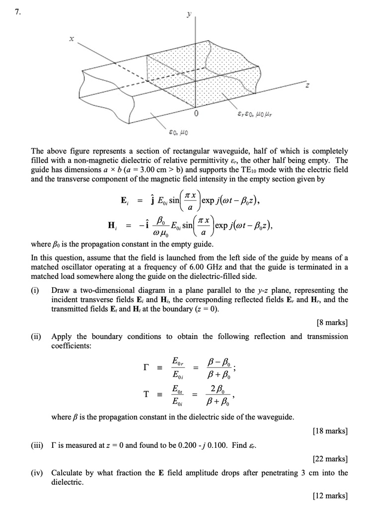 7 0 00 00 the above figure represents a section of rectangular ...