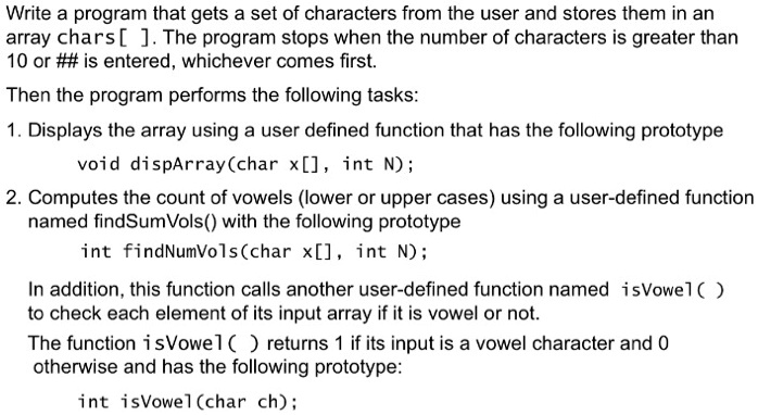 programing course using c program write a program that gets a set of ...
