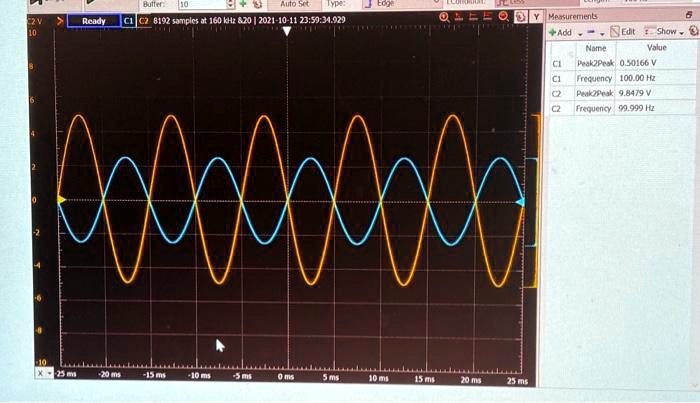 SOLVED: Vin at a 0.25V Amplitude, 100 Hz sine wave I need a correct ...
