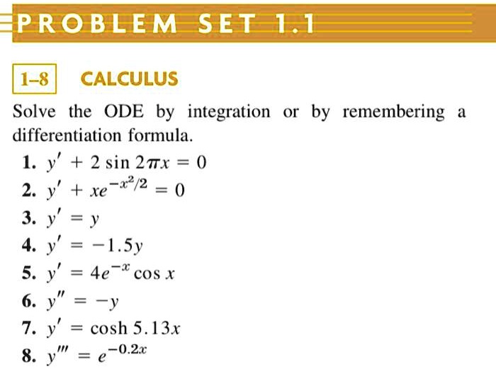 Differential Calculus Solved Problems