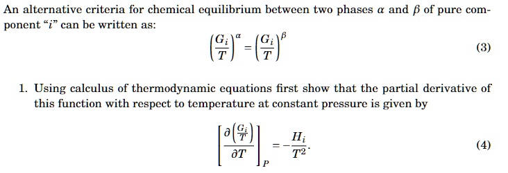 An alternative criteria for chemical equilibrium between two phases a ...