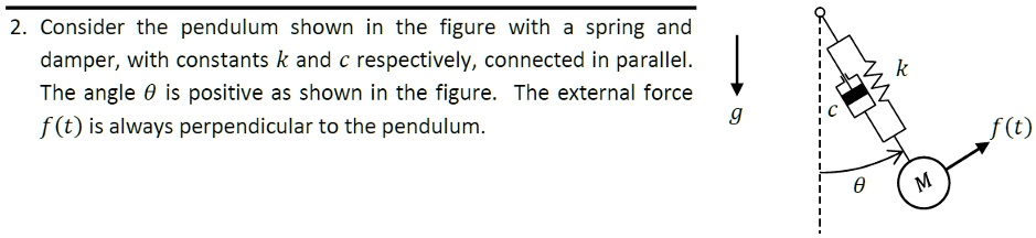 SOLVED: Derive Equations of Motion of below mechanical systems. Draw ...