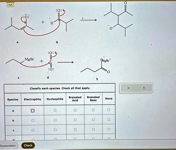 SOLVED: Texts: Explain the following reaction mechanisms and classify ...