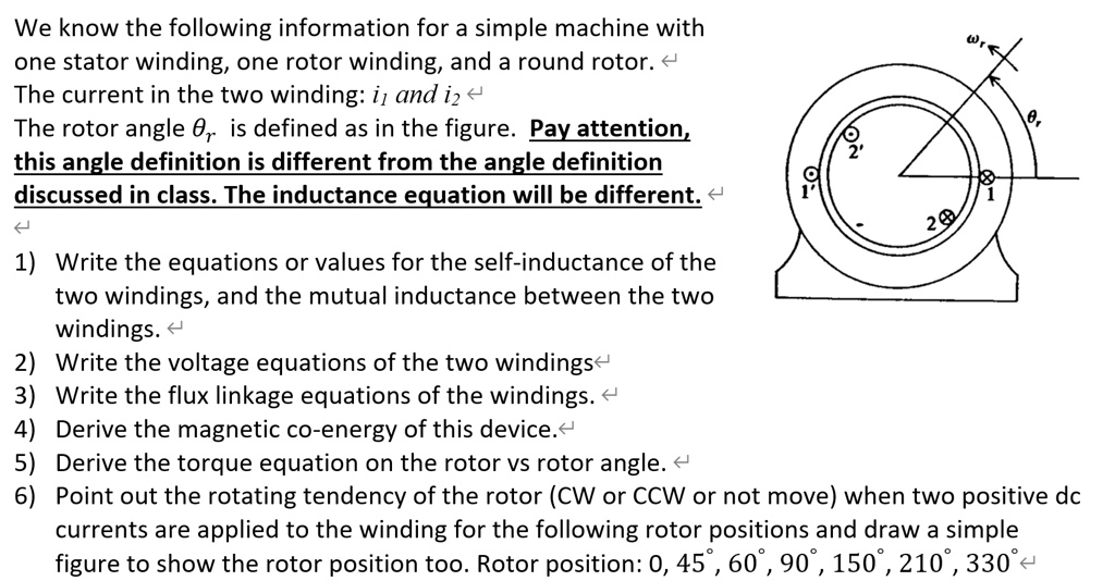 SOLVED We know the following information for a simple machine with one