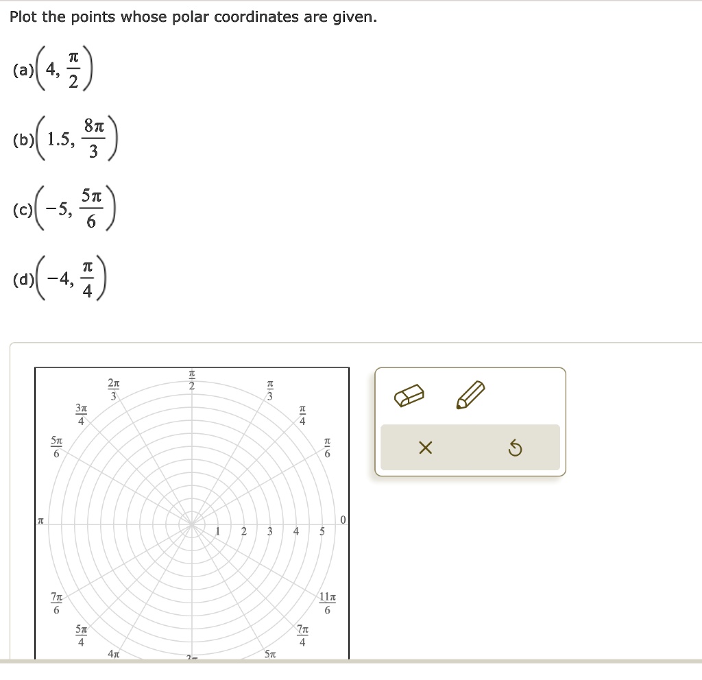 plot-the-points-whose-polar-coordinates-are-given-solvedlib