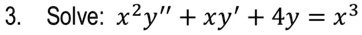 3 solve x2y xy 4y x3 20881