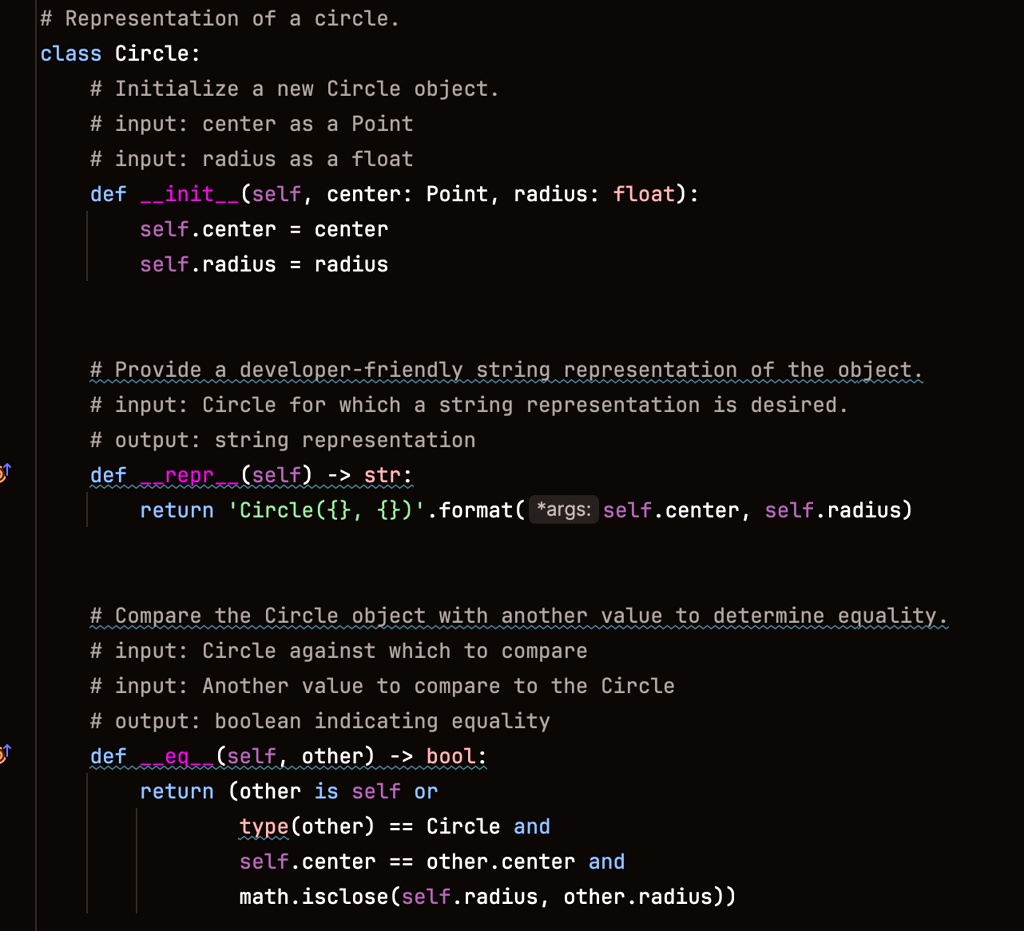 SOLVED: circlebound Define a function named circlebound with one ...