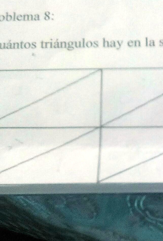 Solved Problema 8 ¿cuántos Triángulos Hay En La Siguiente Figura Oblenna 8 Uantos Triangulos 7120