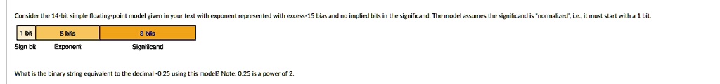 Consider the 14-bit simple floating-point model given in your text with ...