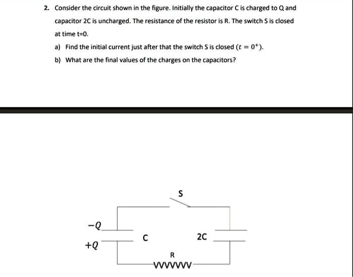 SOLVED: Consider the circuit shown in the figure. Initially, the ...