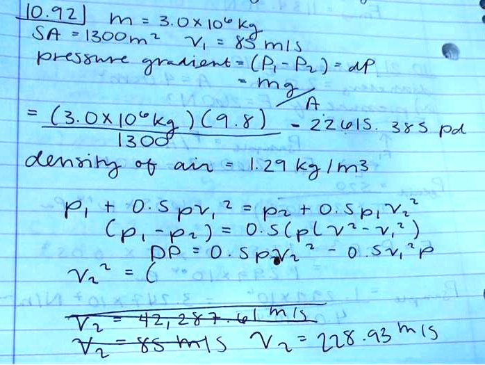 Solved 10 12 M 3 Ox Lob Kn Sa I3o0m V X8 Mls Presshre Arakient P Pz P M 3 Ox Iotk A 8 22 W S 38 Pd 130 Dn Ih O