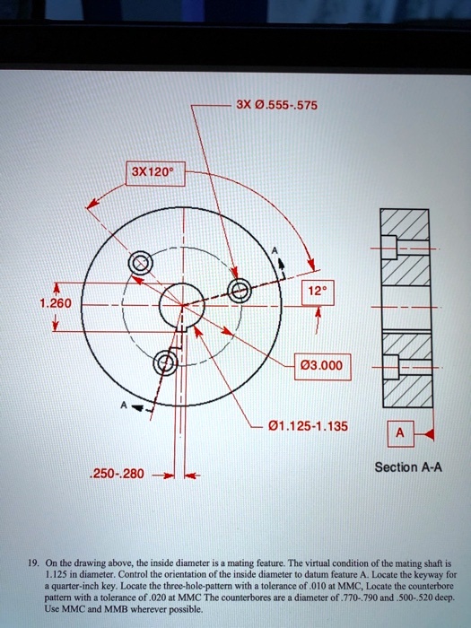 SOLVED 3X0.5550.575 3X120 12 1.260 A 3.000 1.1251.135 0.2500.280