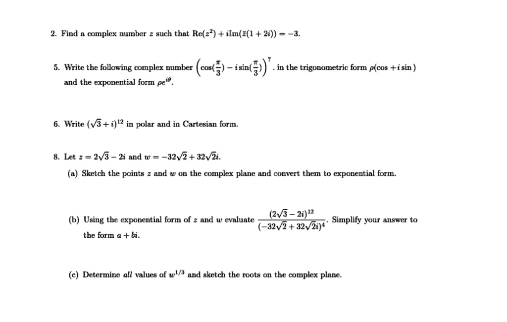 solved-2-find-complex-number-such-that-re-z-ilm-z-1-2i-3