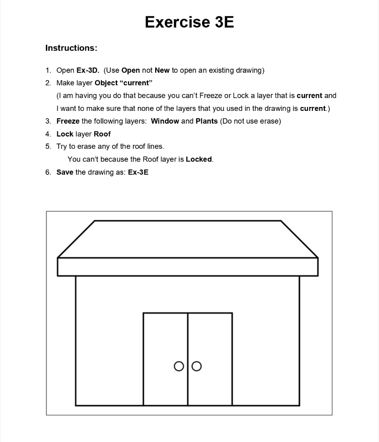 SOLVED Exercise 3E Instructions 1. Open Ex3D. (Use Open not New to