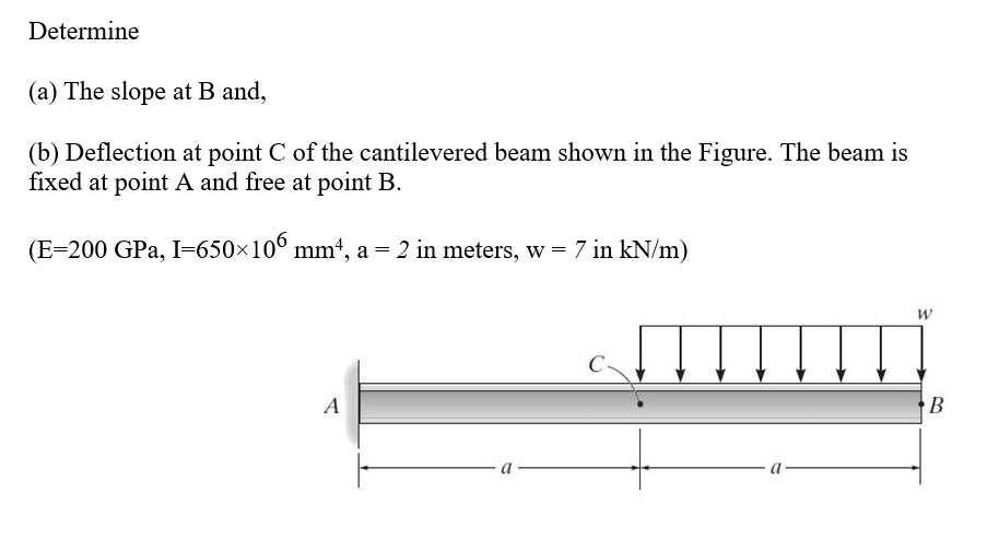 SOLVED: Show Clear Full Working Of All Parts Please Determine (@) The ...