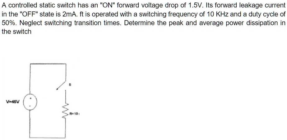 SOLVED: A controlled static switch has an 