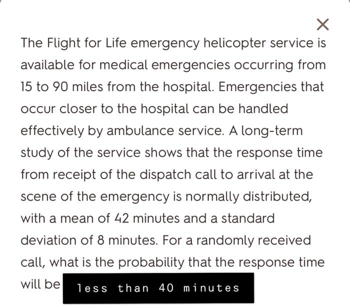 The Flight for Life emergency helicopter service is available for