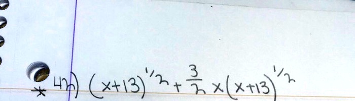 42) (x+13)^2 + (3)/(2)x(x+13)^2