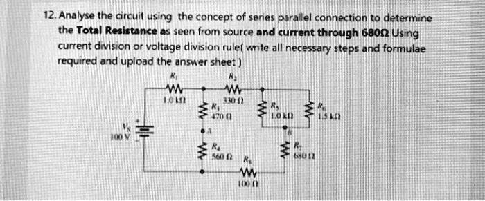 Video Solution: Analyse The Circuit Using The Concept Of Series 