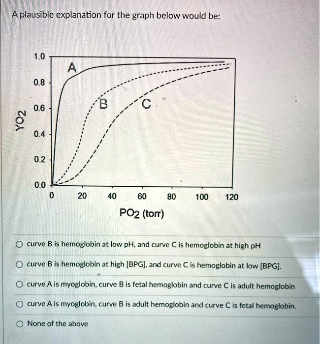 SOLVED:A plausible explanation for the graph below would be: 1.0 A 0.8 ...