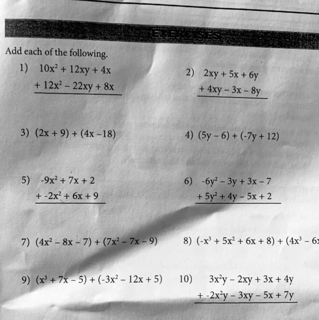 Algebra Q&A Archive of 22 February 2022 | Numerade