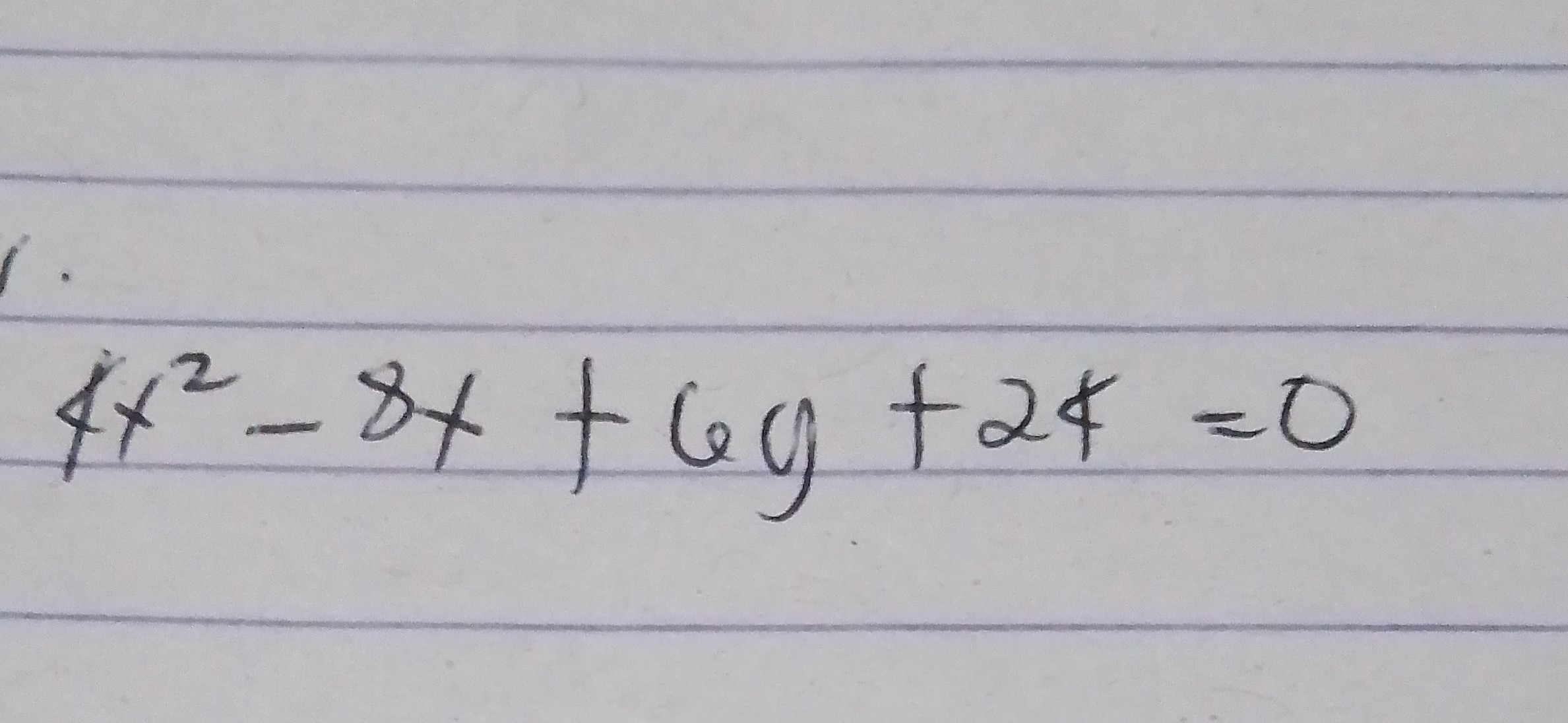 SOLVED 4 X 2 8 X 6 Y 24 0