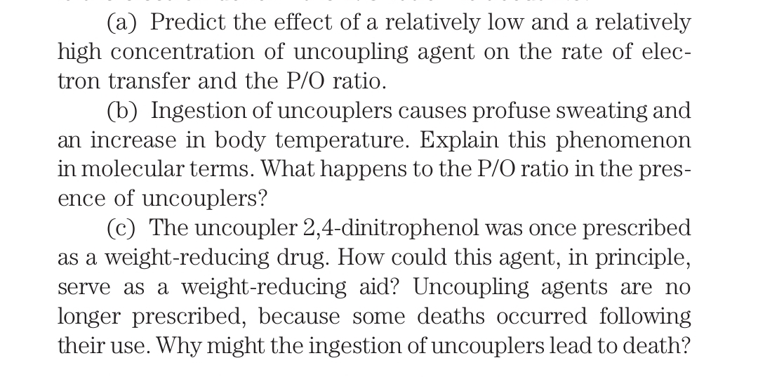 SOLVED (a) Predict the effect of a relatively low and a relatively